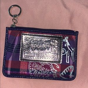 Coach keychain coin pouch
